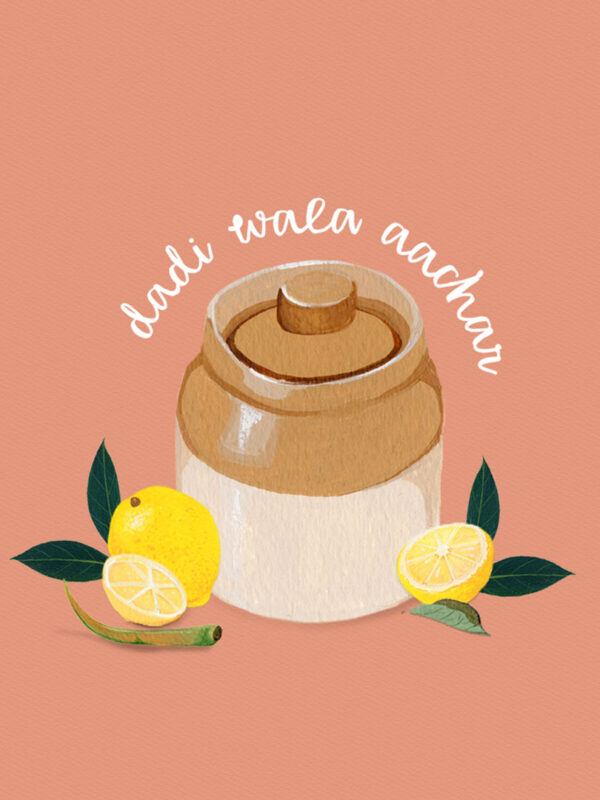 Wall art for Home Décor with dadi wala aachar design