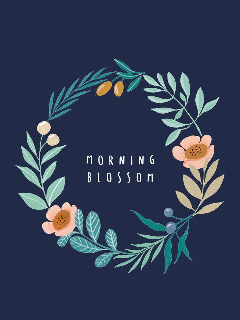 Wall art for Home Décor with morning blossom design Wall art for Home Décor with morning blossom design