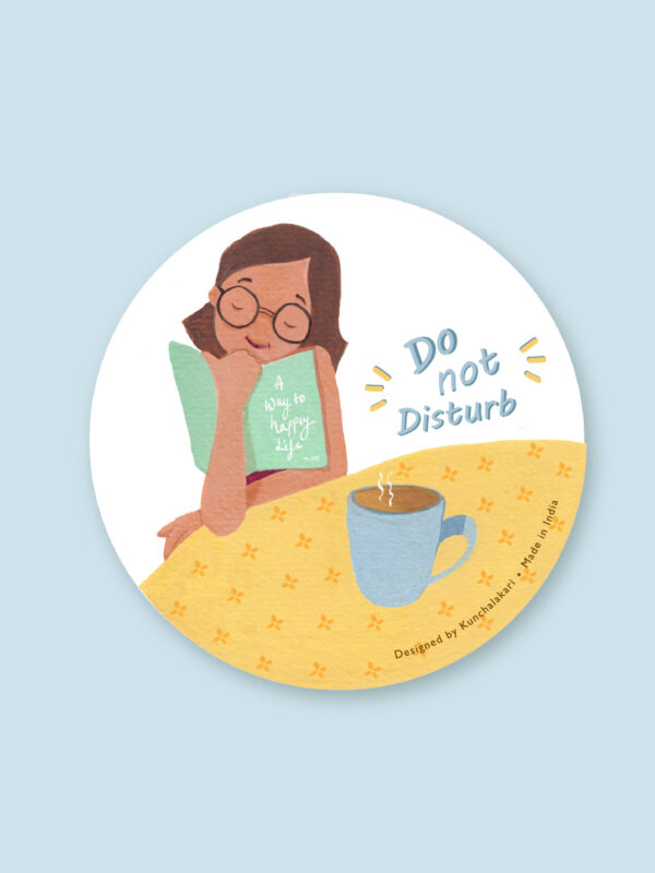 Coaster for Home Décor with Do not disturb design