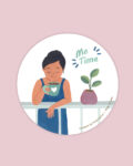 Coaster for Home Décor with Me Time design