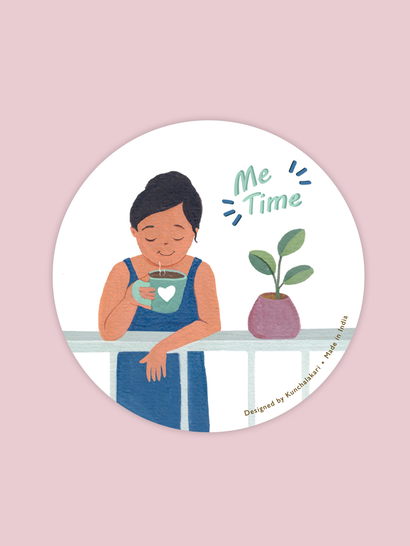 Coaster for Home Décor with Me Time design Coaster for Home Décor with Me Time design