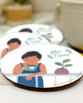 Coaster for Home Décor with Me Time design