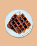Coaster for Home Décor with Yummy Waffles design