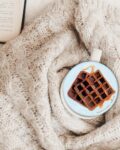 Coaster for Home Décor with Yummy Waffles design
