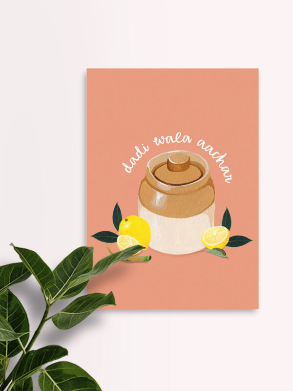 Wall art for Home Décor with dadi wala aachar design