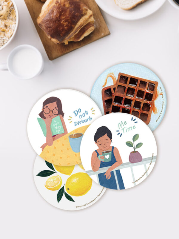 Coaster for Home Décor with Assorted Coaster design