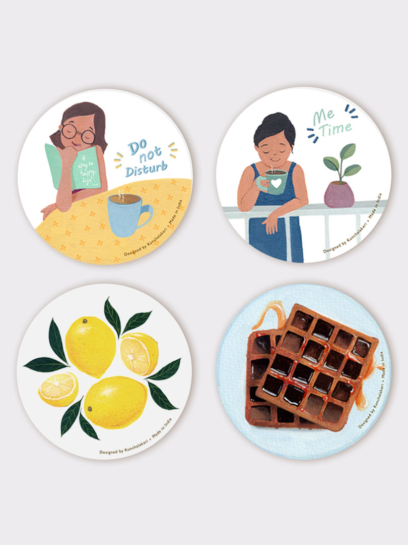 Coaster for Home Décor with Assorted Coaster design Coaster for Home Décor with Assorted Coaster design